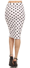 Leslie Small PolkaDot pencil skirt Black/White