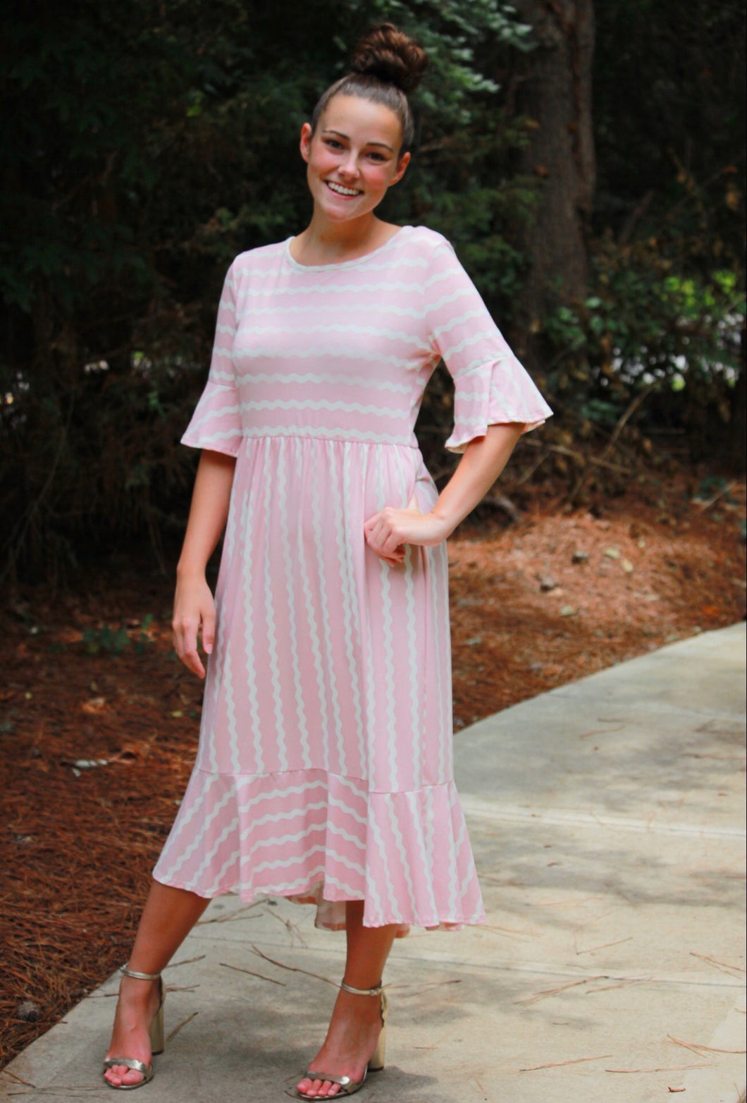 Layne Dress- Soft Pink