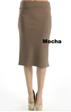 Addy Classic Solid Pencil skirts- Multiple colors