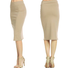 Addy Classic Solid Pencil skirts- Multiple colors