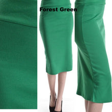 Addy Classic Solid Pencil skirts- Multiple colors