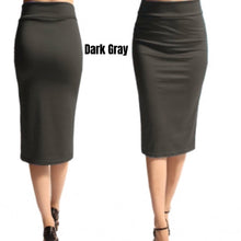 Addy Classic Solid Pencil skirts- Multiple colors