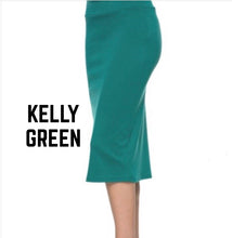 Addy Classic Solid Pencil skirts- Multiple colors