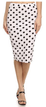 Leslie Small PolkaDot pencil skirt Black/White