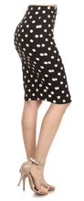Leslie Small PolkaDot pencil skirt Black/White