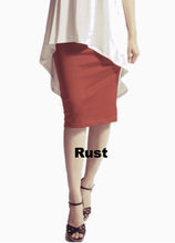 Addy Classic Solid Pencil skirts- Multiple colors