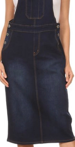 Demira Denim Jumper- Dark Wash