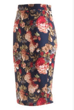Tina Pencil Skirt- Navy