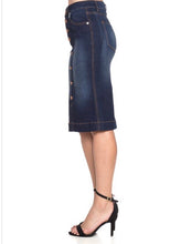 Stella Denim Skirt- Dark Wash