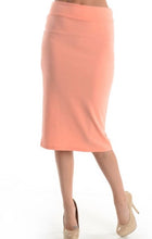 Addy Classic Pencil Skirt- Red/Pink/Bright Pink/Peach CLEARANCE