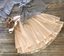 Destiny Skater Skirt- Cream