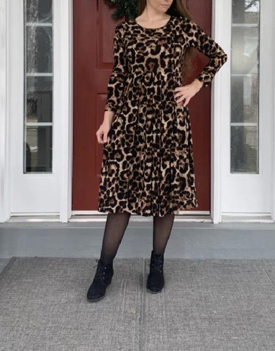 Layla Leopard Dress