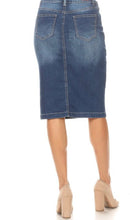 Pamela Denim Skirt- Indigo Wash