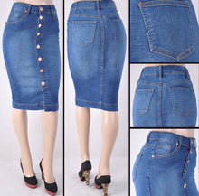 Stella Denim Skirt- Vintage