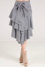 Lara Ruffle Skirt - Black CLEARANCE
