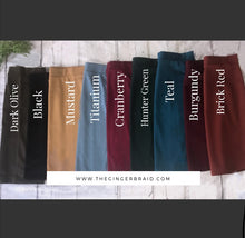 Josie Premium Pencil Skirt- Hunter Green