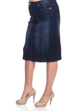Piper Denim Skirt- Dark Indigo