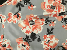 Debra Floral Skirt- Gray