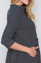 Kathy Midi Dress-Navy