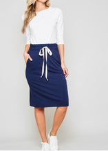 Libby casual skirt- Navy