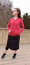 Carlie Athletic/Swim Skirt w/Leggings-Black