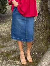 Pamela Denim Skirt- Indigo Wash