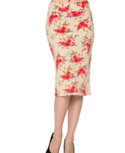 Mickey Floral Pencil Skirt-CLEARANCE
