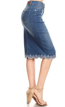 Hailey Denim Skirt- Vintage