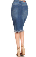 Hailey Denim Skirt- Vintage