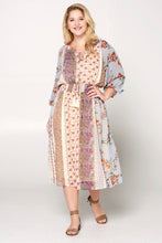 Vintage Amy- Ivory/Blue