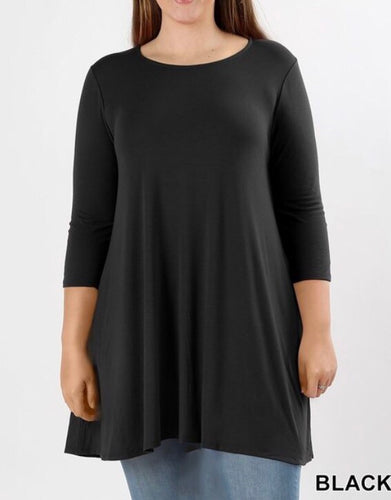 Cecelia Tunic- Black