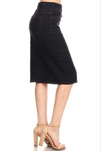 Jessica Denim Skirt- Dark Blue
