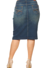 Samone  Denim Skirt- Vintage