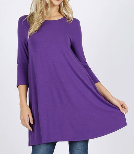 Cecelia Tunic- Purple