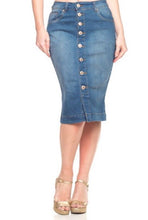 Stella Denim Skirt- Vintage