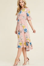 Giselle Floral Dress- Blush