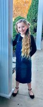 Demira GIRLS denim jumper- Vintage Wash