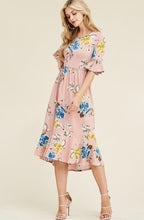 Giselle Floral Dress- Blush
