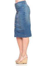 Stella Denim Skirt- Vintage