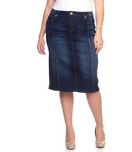 Piper Denim Skirt- Dark Indigo
