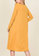 Amber Swing Dress- Black