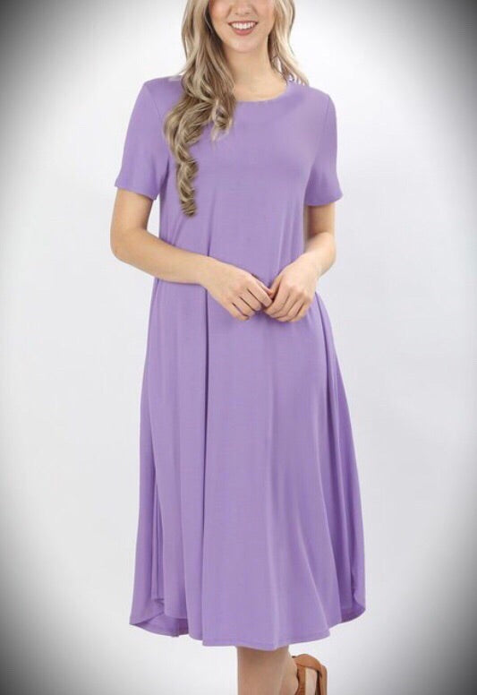 Suzy Swing Dress- Lavender
