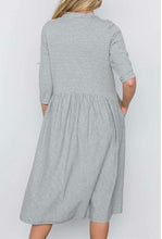 Kathy Midi Dress- Grey