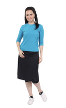 Carlie Athletic/Swim Skirt w/Leggings-Black