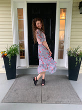 Nancy Dress- Soft Pink/Black