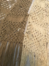 Brit Crochet Vest- Cream/Black/Mocha