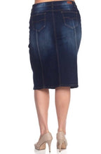 Piper Denim Skirt- Dark Indigo