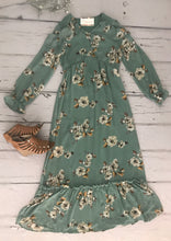 Raya Floral Maxi Dress- Sage