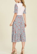 Nancy Dress- Soft Pink/Black