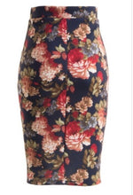 Tina Pencil Skirt- Navy